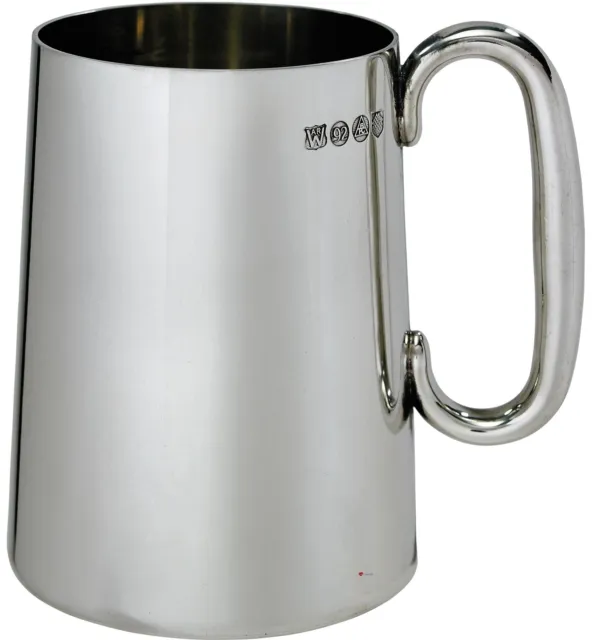 Pewter Tankard 1 Pint Heavy Gauge Imperial and Touchmark Perfect for Engraving