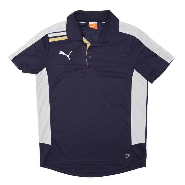 PUMA DRY CELL Polo Shirt Blue Short Sleeve Mens S 13.99 PicClick UK