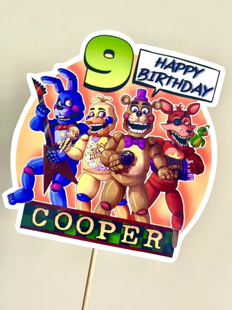 FIVE NIGHTS AT Freddy Party Supplies Birthday Party Decorations Nelton  £23.14 - PicClick UK