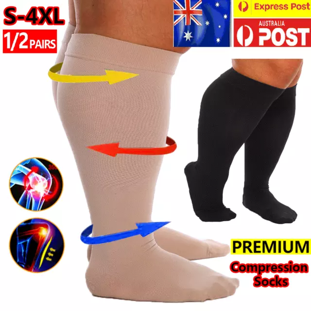 Compression Socks 20-30mmHg Medical Stockings Travel Running Anti Fatigue Unisex