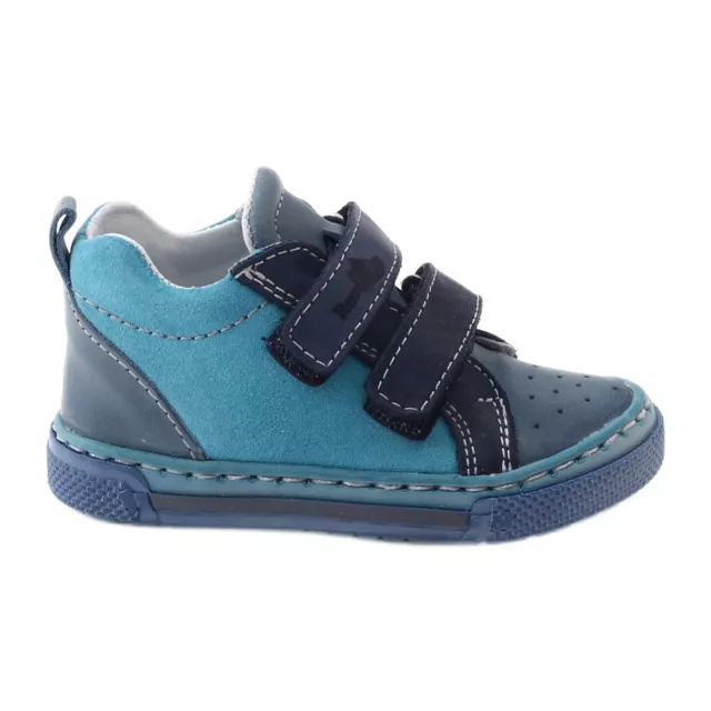 Botines niño zapatos para niños Ren But 1429 azul multicolor