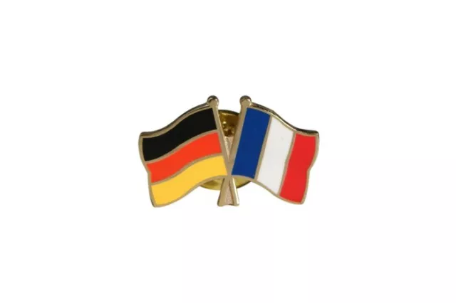 Deutschland - Frankreich Flaggen Pin Fahnen Pins Fahnenpin Flaggenpin Anstecker