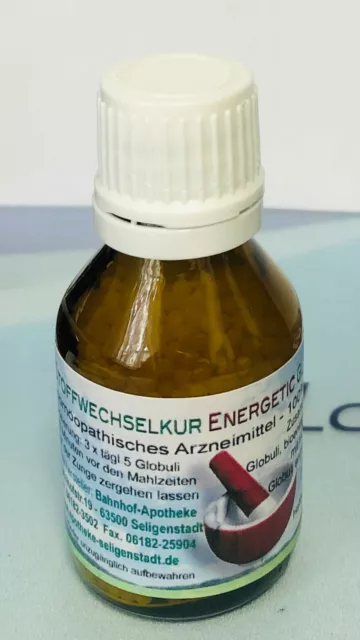Stoffwechselkur Energetic Tropfen 20ml - Homöopathie aus Traditionsapotheke