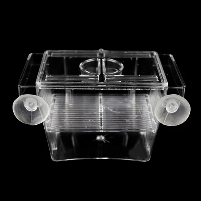 Aquarium Fish Tank Breeder Double Incubator Fish Breeding Isolation Box