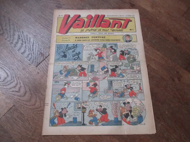 Journal Bd Vaillant Pif 77 1946