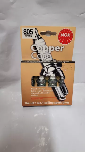 4x NGK Copper Core Spark Plugs - 806 - BP6EFS