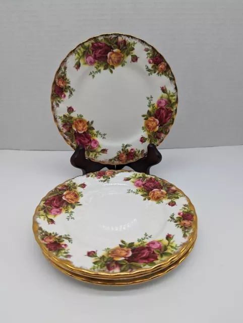 Royal Albert "Old Country Roses" Bread and Butter Plate Set of 4