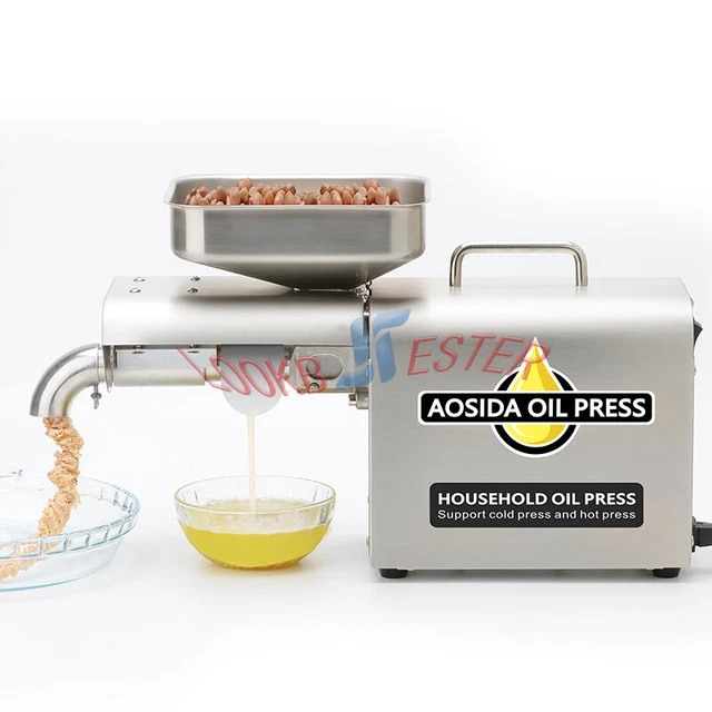 304 Automatic Hot Cold Oil Expeller Olive Kernel Oil Press machine 2000Nm