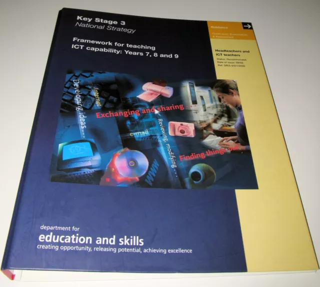 FRAMEWORK FOR TEACHING ICT CAPABILITY YEARS 7, 8 + 9 KS3 National Stategy BFC