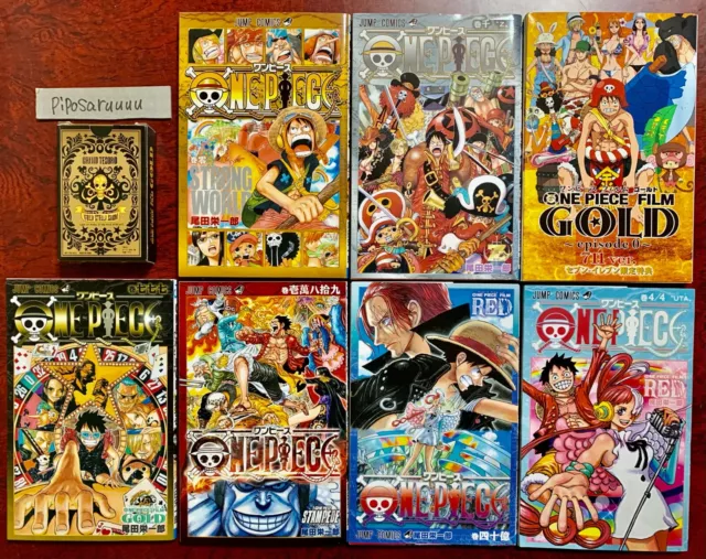 One Piece Film Vol.0, 7-11Ver.Gold, 777, 1000, 10089 Theater Limited Book  Movie