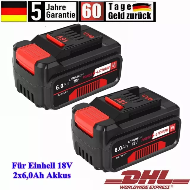 2 CONFEZIONI PER batteria Einhell Power X-Change Plus 18 V 6,0 Ah per tutti  Power X-Change DE EUR 77,91 - PicClick IT