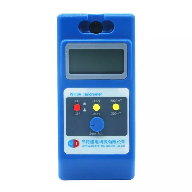 Digital Surface Magnetic Field Tester Gauss Meter 0~2000mT for Ns Function