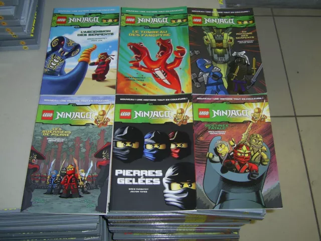 Lego Ninjago Masters of Spinjitzu tres beaux lot de 6 bd du tome 1 au tome 6