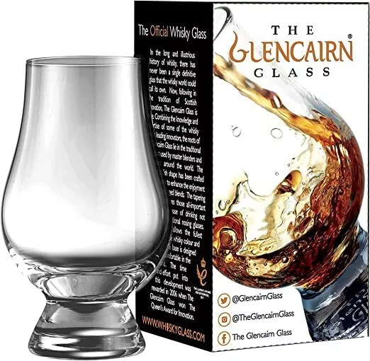 The Official Glencairn Whisky Glass Nosing Tasting Whiskey in Gift Carton