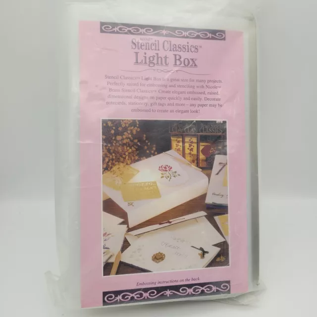 Plantilla Nichole Classics Trace Graboss Plantilla Light Box