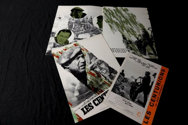 ALAIN DELON LES CENTURIONS Anthony Quinn 2 synopsis presse cinema 1965