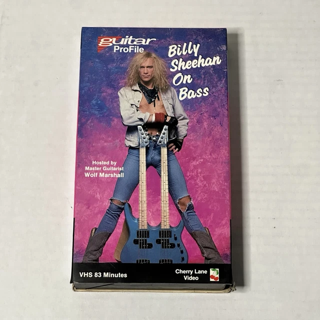 BILLY SHEEHAN ON Bass VHS 1989 Cherry Lane Video Guitar Profile Mr
