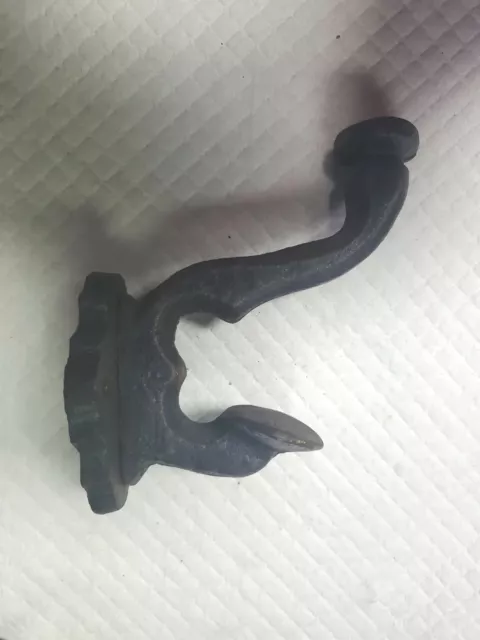 Antique Cast Iron Hook Coat Wall Hanger western decor vintage