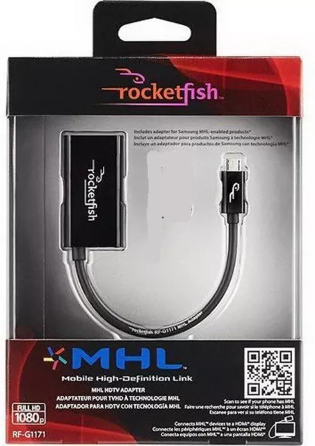 Rocketfish MHL HDTV Adapter RF-G1171  Charger & Wall Plug-In