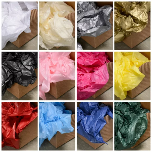 Coloured Tissue Paper Sheets - Great Quality Wrapping Acid Free 50x76cm