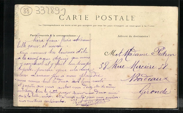 CPA Sainte-Foy-la-Grande, La Place de l'Abattoir 1908 2