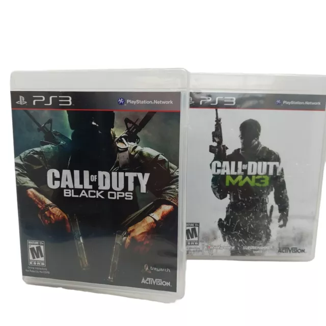 Call of Duty Modern Warfare 2 3 Black Ops 1 Sony PlayStation 3 PS3