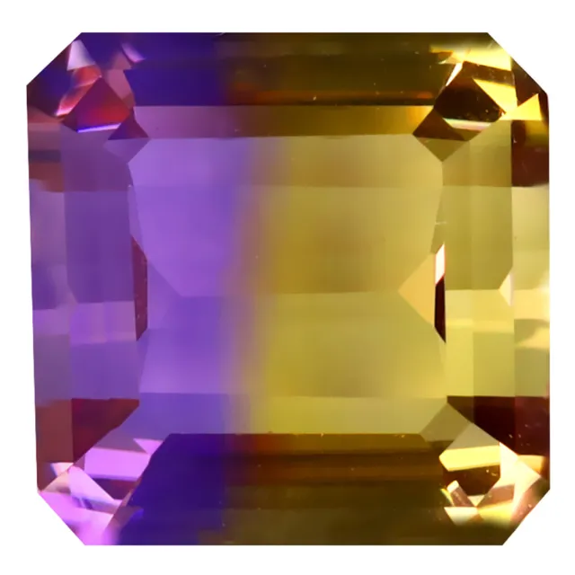 10.02 ct Outstanding Octagon Cut (12 x 12 mm) Unheated / Untreated Ametrine