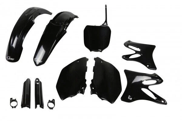 Kit Carénage UFO PLAST Noir Pour Yamaha YZ 85 2002-2014 - Ensemble De Pièces De Carrosserie Complètes