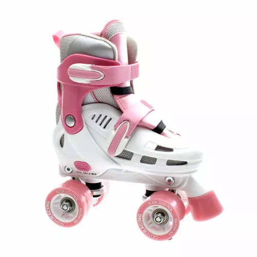 SFR Storm White/Pink - Adjustable Quad Skates