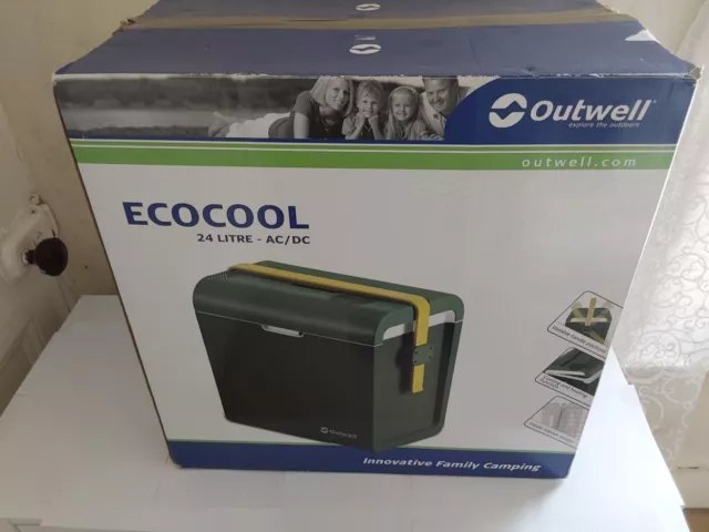 Outwell EcoCool 24L Electric Cool Box Cooler 12V/230v Camping