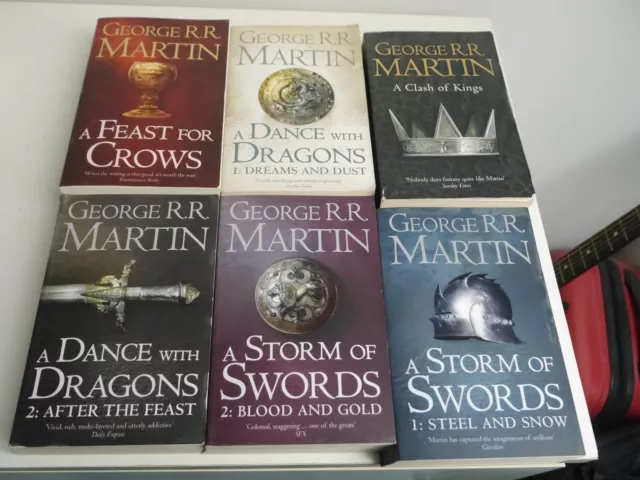 Books - George RR Martin - Game of Thrones books 2-7