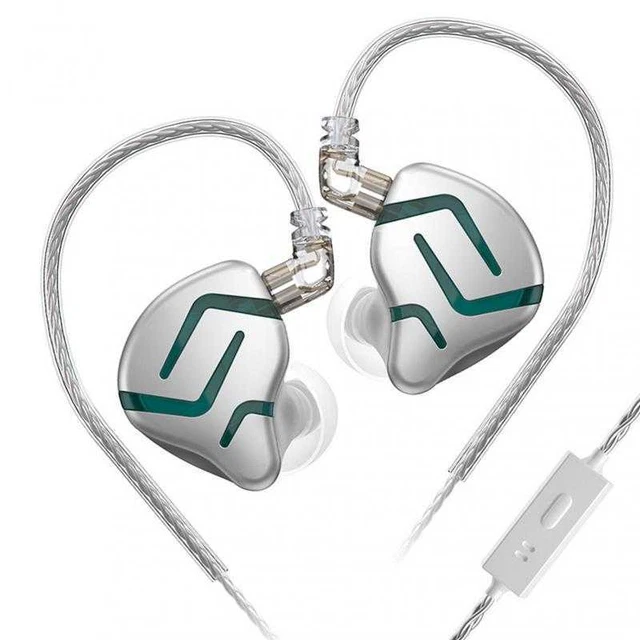 KZ-ZES Earbud Ergonomic Noise Reduction Clear Sound In-ear Earphone Anti-winding
