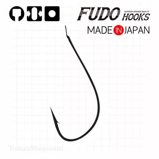 FISHING HOOKS FUDO ISEAMA- NICKEL 1700 / Made in Japan $2.30