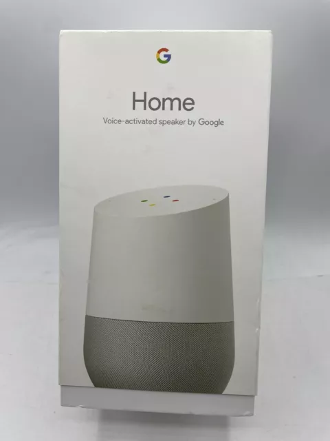 Google Home Voice-Activated Smart Speaker - Google Assistant - White