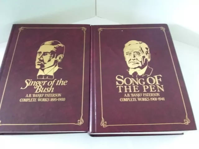 Singer of the Bush / Song of the Pen. AB Banjo Paterson Complete Works 2 x Books