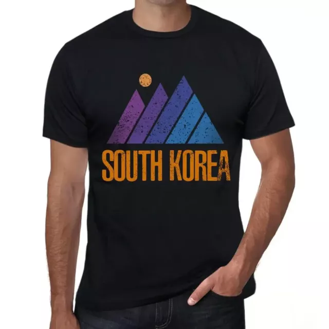 Uomo Maglietta Montagna Corea Del Sud – Mountain South Korea – T-shirt Stampa