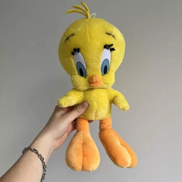 Vintage Looney Tunes Tweety Pie Plush Play By Play Cartoon Character Toy 2000
