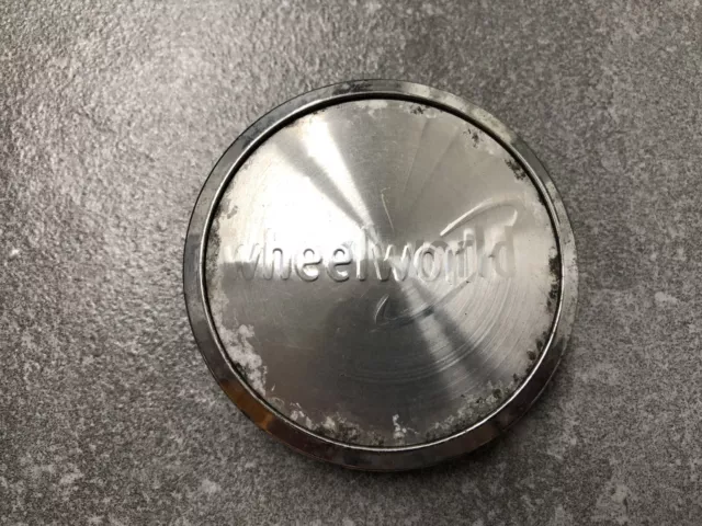 Original Wheelworld Nabendeckel 68 mm Chrom Silber grau Z08-1 C-69-03 Alufelgen