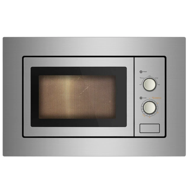 Cookology IM17LSS Built-in Microwave | Stainless Steel Integrated Frame Trim Kit