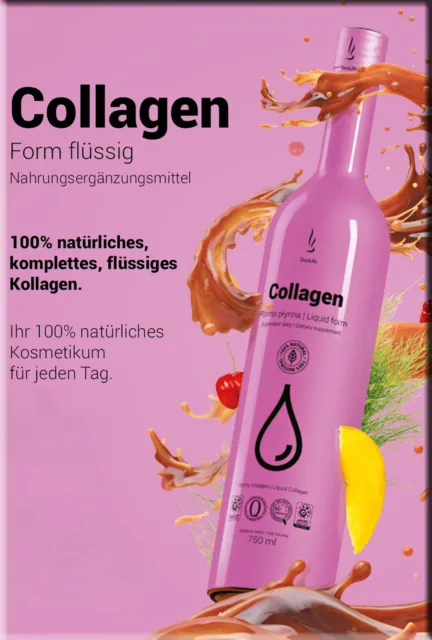Collagen Nahrungsergänzungsmittel natürliche flüssige Kollagen Duolife 750 ml
