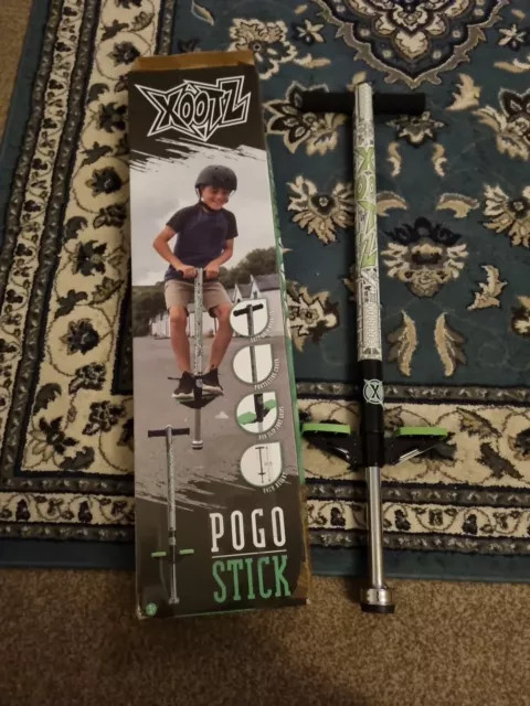 Xootz One Size Bounce Fun Pogo Stick Kids Cool Modern Design NEW - BOX DAMAGE