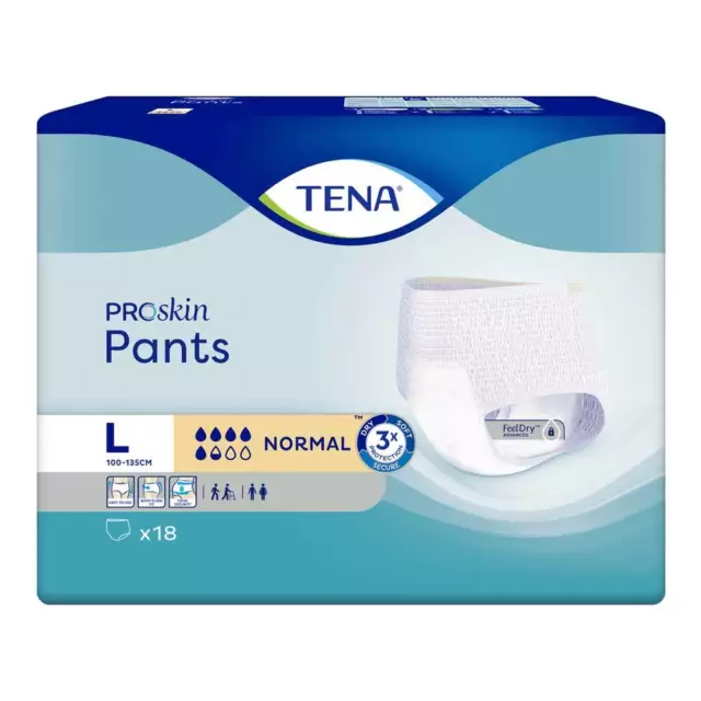 TENA ProSkin Pants Normal Gr. L Inkontinenzpants (18 Stück)