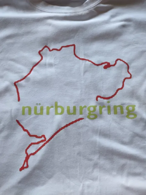 Nurburgring Formula 1 Racing T-Shirt rare - White XL Euro size