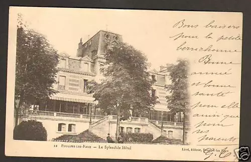 POUGUES-les-EAUX (58) LE "SPLENDIDE HOTEL" animé 1903