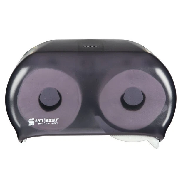 San Jamar R3600TBK Versatwin Classic Black Pearl Tissue Dispenser