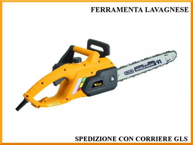 Elettrosega 1600W VIGOR VES1635 barra da 35 CM