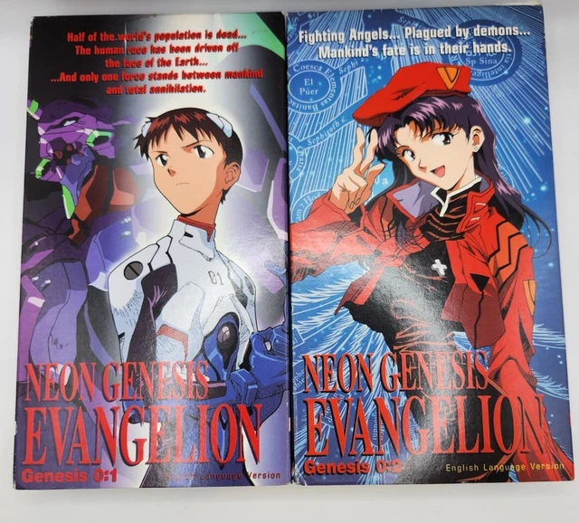NEON GENESIS EVANGELION 1 And 2 VHS English 50.00 PicClick