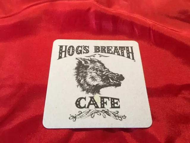 Collectable drink coaster ‘HOG’S BREATH CAFE’ Preloved Very Good Condition 3