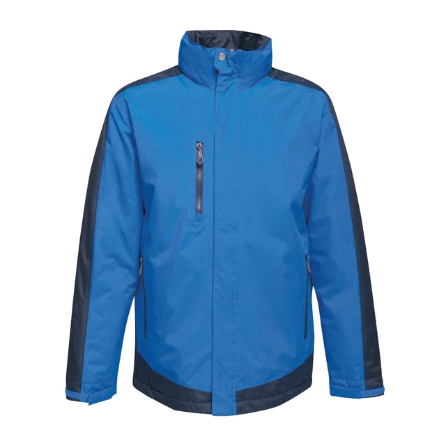 Regatta PROFESSION Mens Hooded INSULATED Lined Waterproof Jacket Rain Coat LARGE