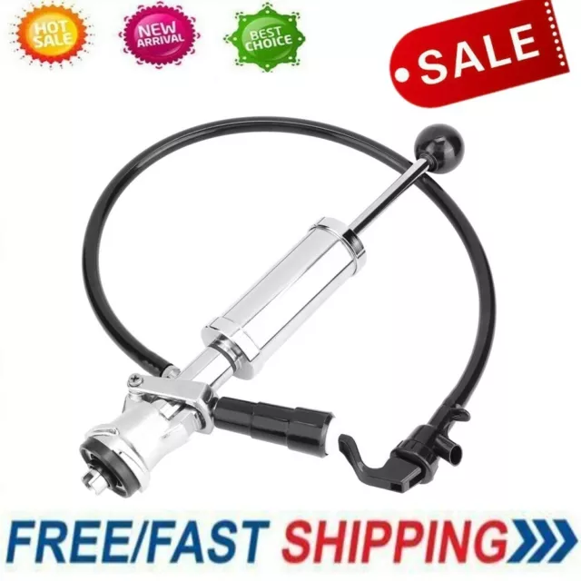 4 In Draft Beer Picnic Tap Party Pump Heavy Duty Beer Keg Tap Pump with Squee GF